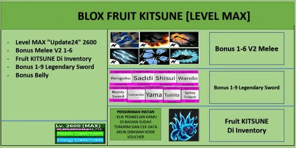 [Blox Fruit] Race Cyborg V4 Full Gear (Awakening) Account (Godhuman + Cdk + Soul Guitar) [Max Level]