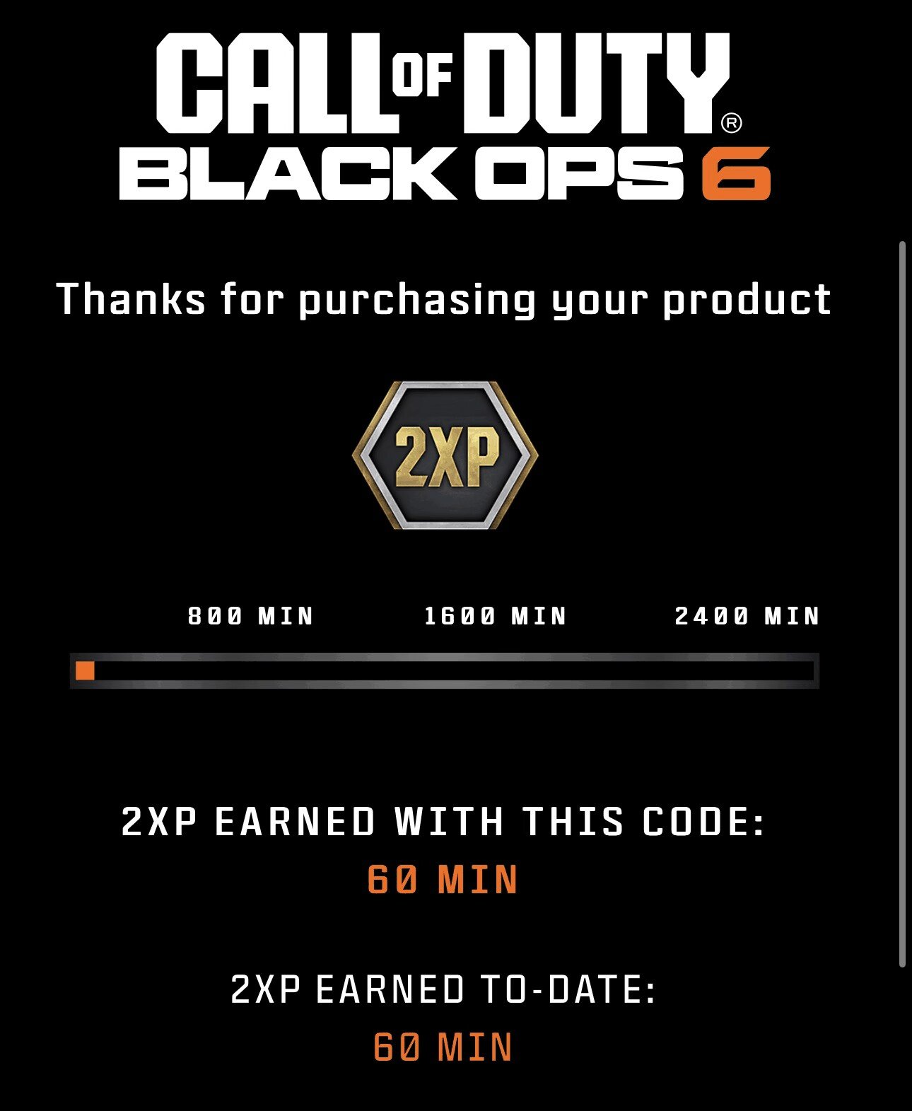 Buy CoD Black Ops 6 Redeem Codes - Black Ops 6 Double XP Tokens