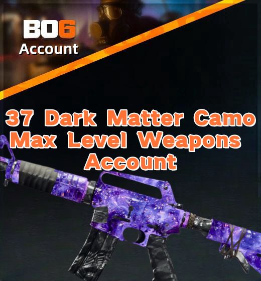 Buy COD BO6 37 Dark Matter Camo Max Level Weapons Accounts Service On ...