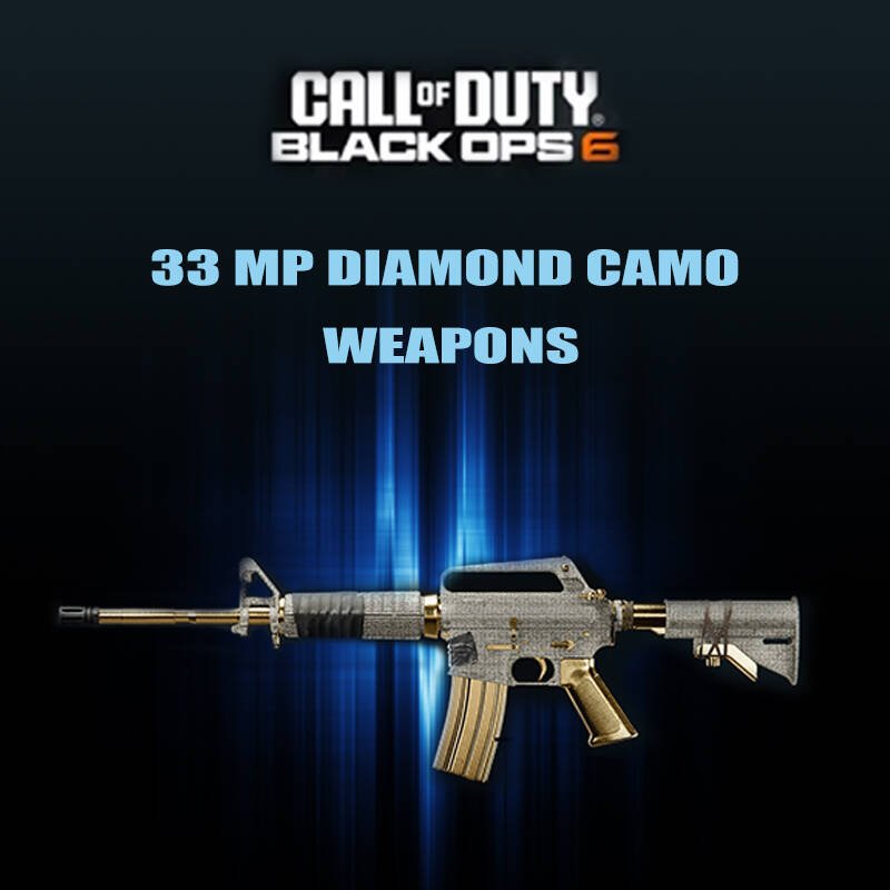 33 MP Diamond Camo Weapons Accounts