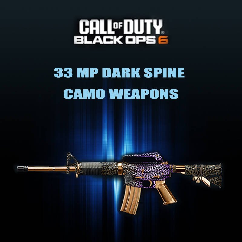 33 MP Dark Spine Camo Weapons Accounts