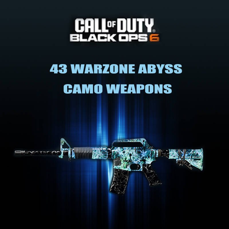 43 Warzone Abyss Camo Weapons Accounts