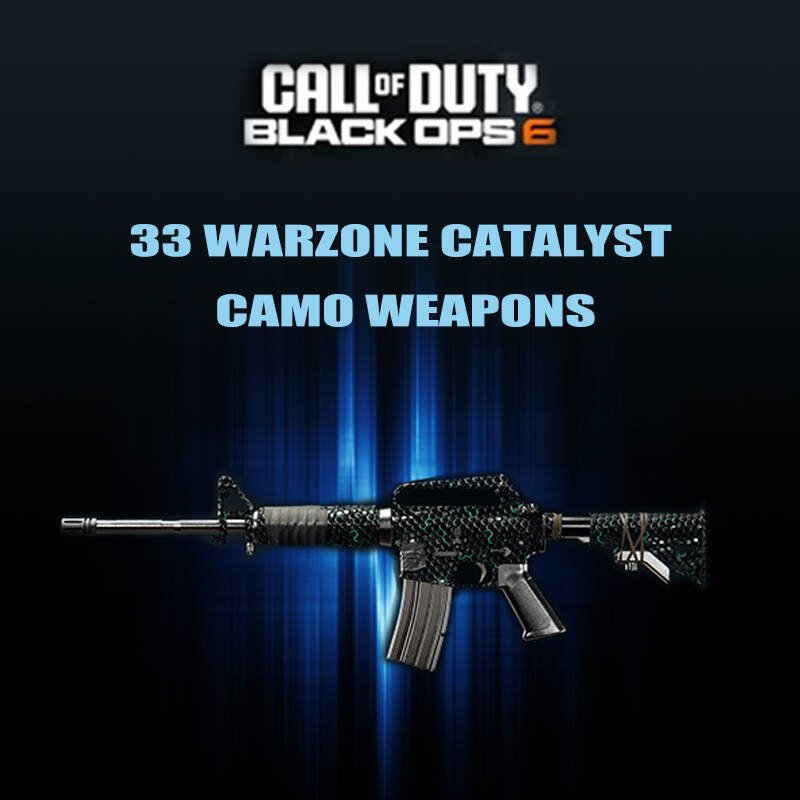 33 Warzone Catalyst Camo Weapons Accounts