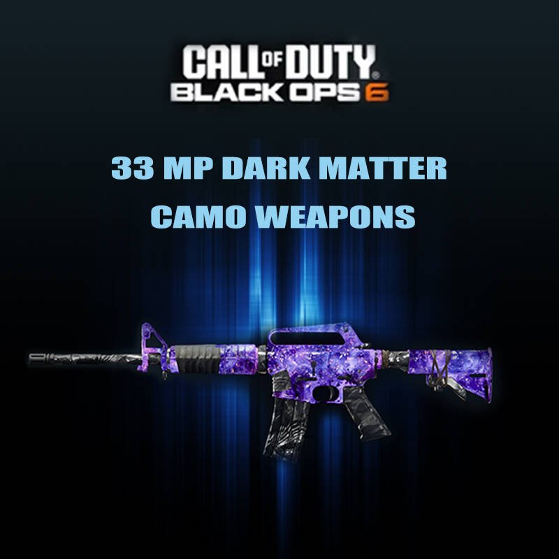 33 MP Dark Matter Camo Weapons Accounts
