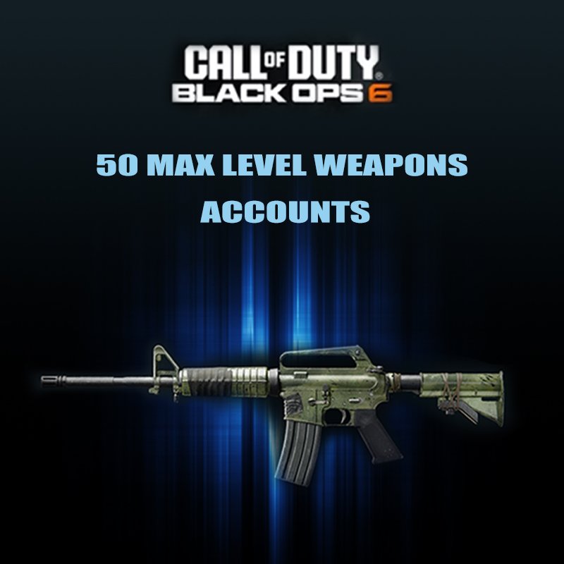50 Max Level Weapons Accounts