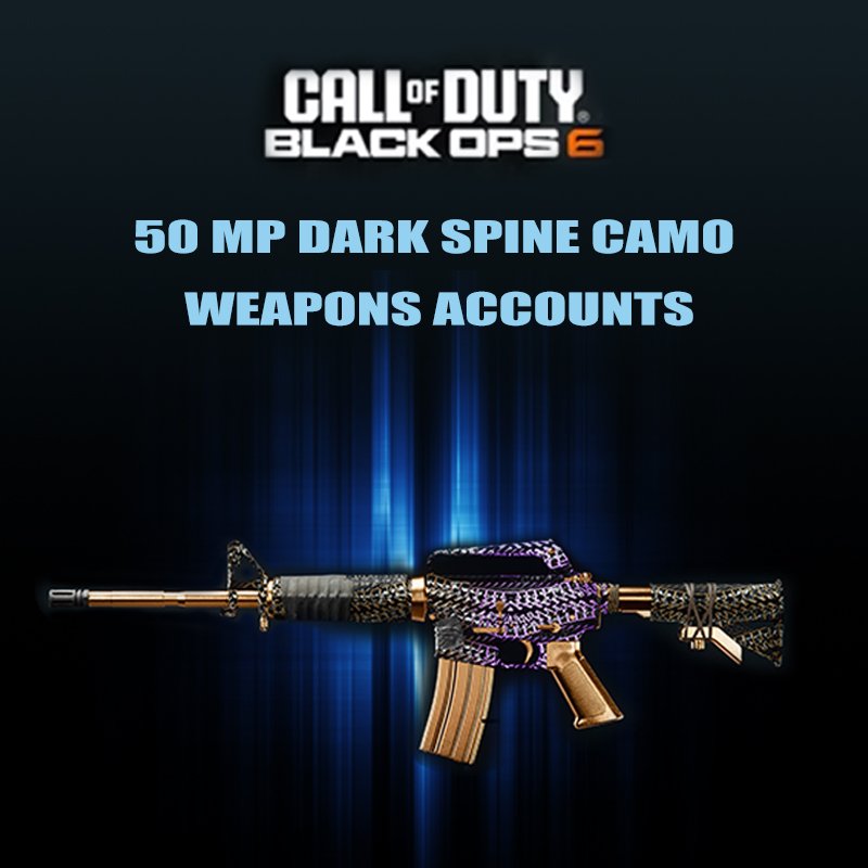 50 MP Dark Spine Camo Weapons Accounts
