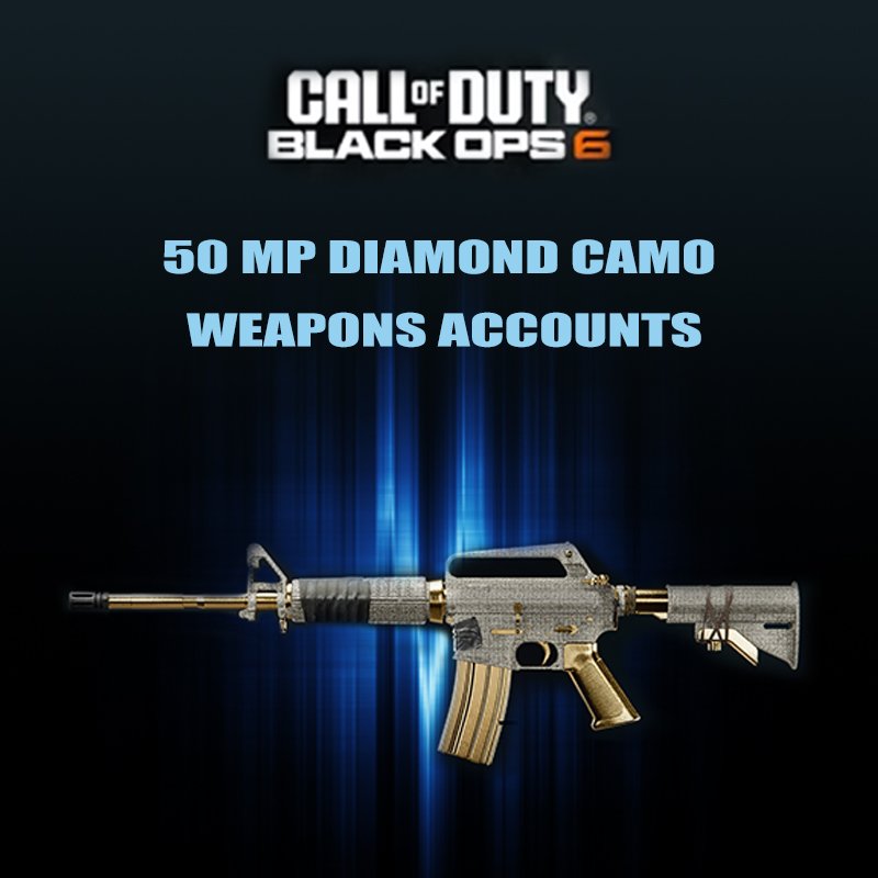 50 MP Diamond Camo Weapons Accounts