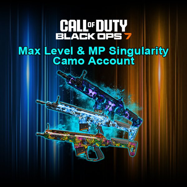 30 Max Level & MP Singularity Camo Account