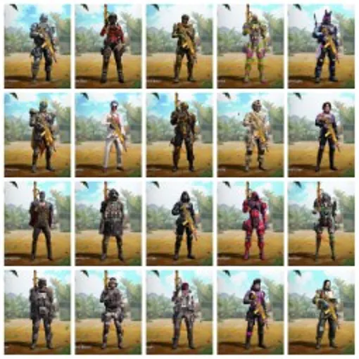 [Android & iOS] 1 Legend Gun (AK-47)| 121 Skins | 190 gun epic |K/D : 1.81| Dance : 33| LOGIN ONLY ACTIVISION | Battle Pass 220 CP