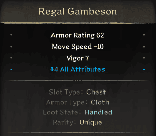 UNIQUE-REGAL GAMBESON #6461457