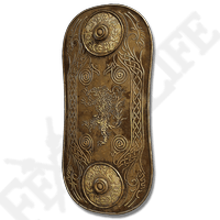 Golden Beast Crest Shield