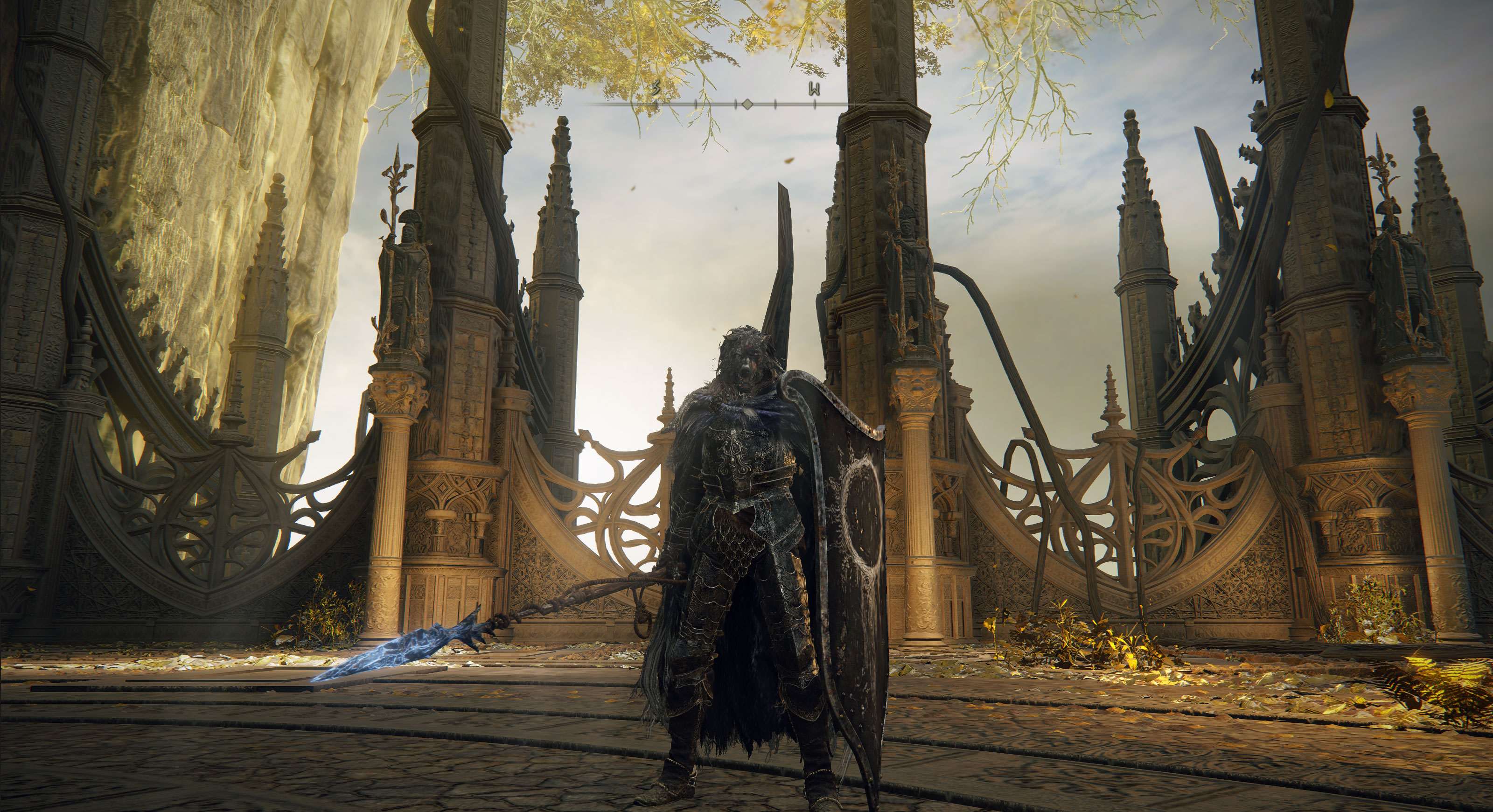 Ice Spear Magic with Shield Build