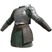 Silver Grooved Chest Armor