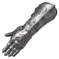 Silver Grooved Gauntlets