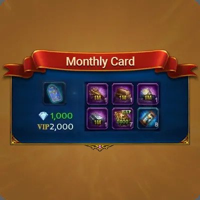 Monthly Card