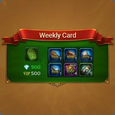 Weekly Card