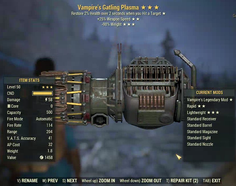 Vampire's Gatling Plasma (2024)
