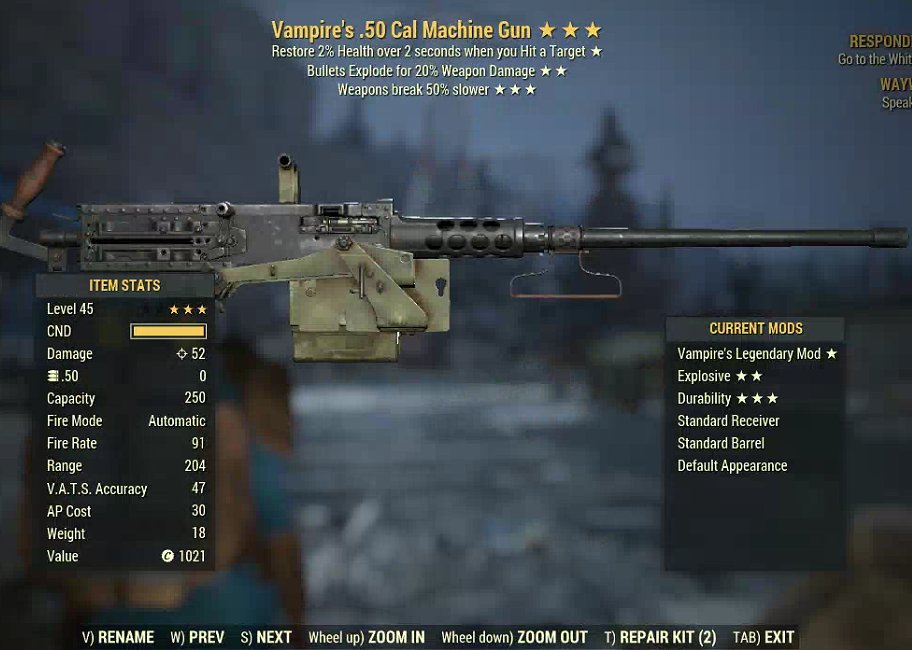 Vampire's .50 Cal Machine Gun (2024)