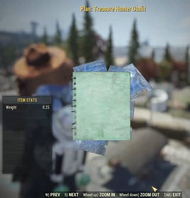 Plan: Treasure Hunter Outfit