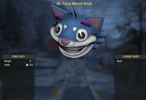 Mr.Fuzzy Mascot Head