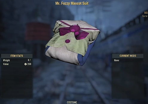 Mr.Fuzzy Mascot Suit