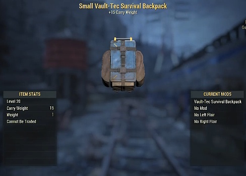 Small Vault-Tec Survival Backpack