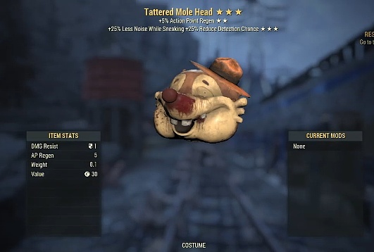 Tatter Mole Head 1