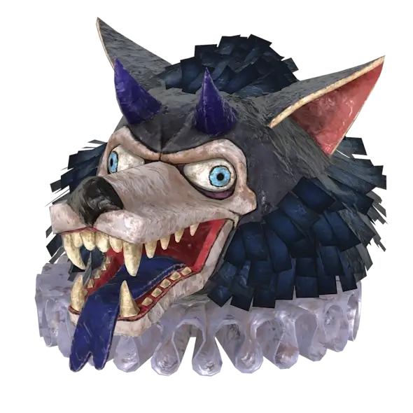 Fasnacht Blue Devil Mask