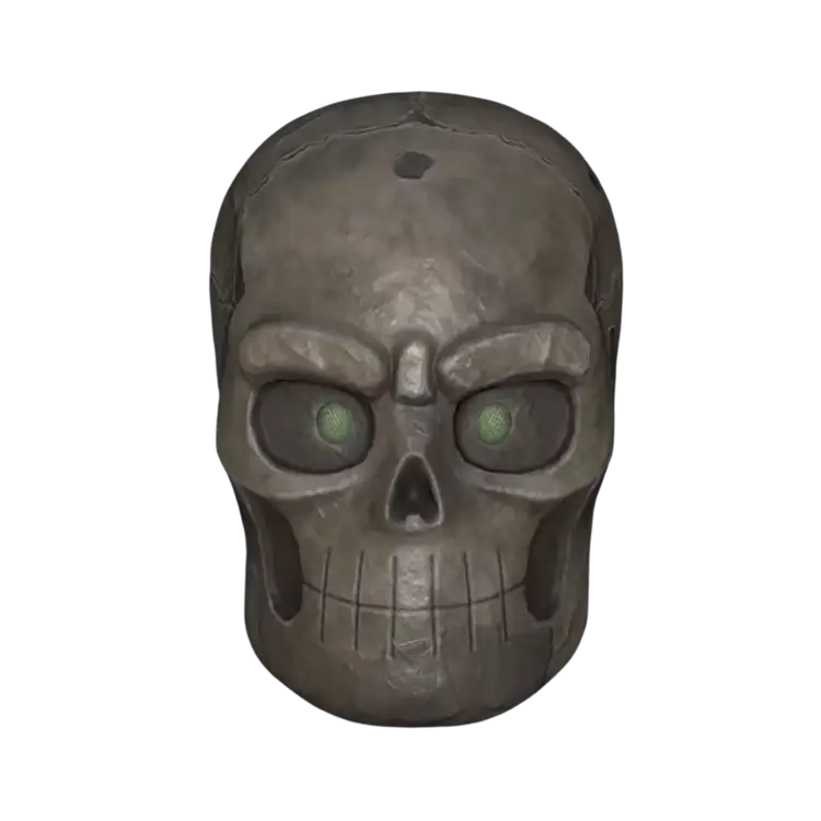 Fasnacht Bone Head Mask
