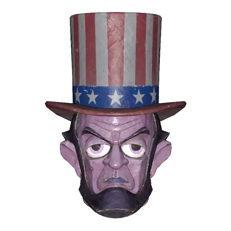Fasnacht Glowing Abe Mask