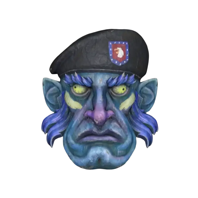 Fasnacht Glowing Captain Mask