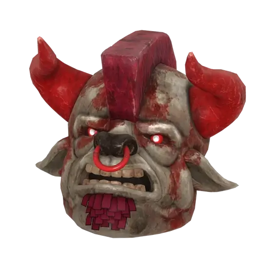 Fasnacht Glowing Minotaur Mask
