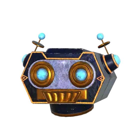 Fasnacht Glowing Robot Mask
