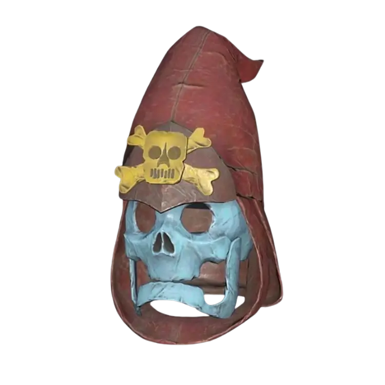 Fasnacht Glowing Skull Mask