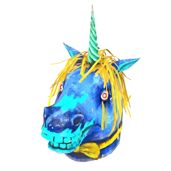 Fasnacht Glowing Unicorn Mask