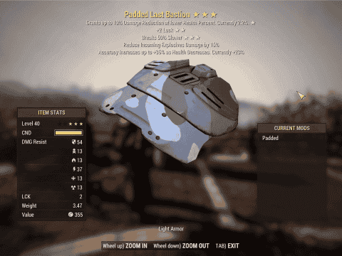 Padded Last Bastion