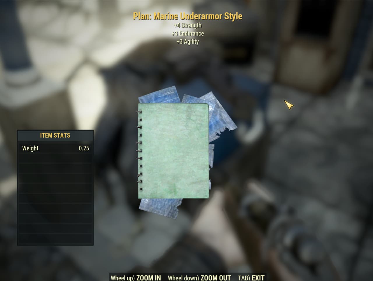 Plan: Marine Underarmor Style