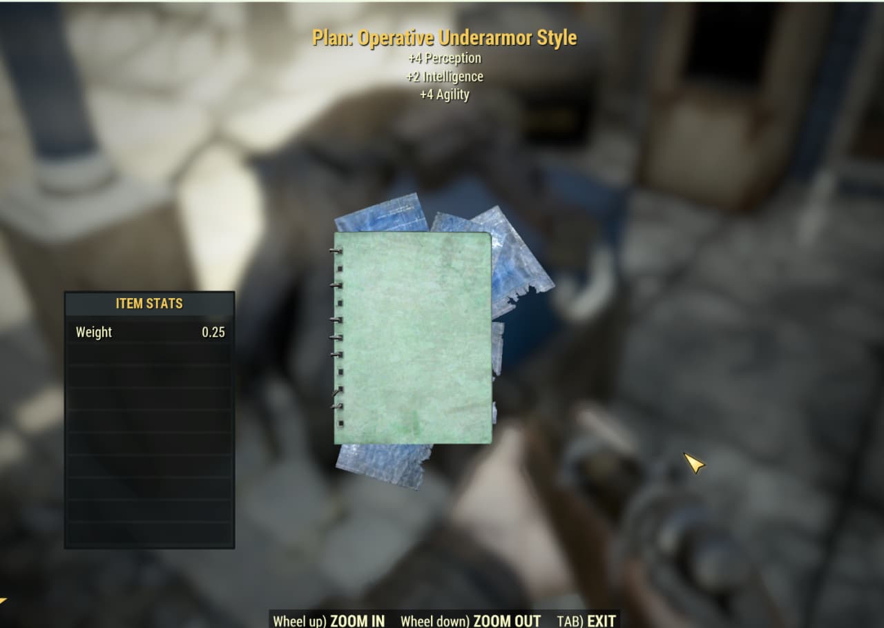 Plan: Operative Underarmor Style