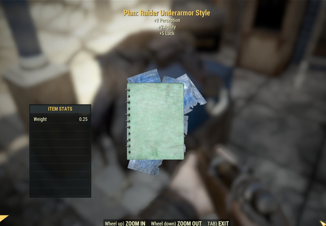 Plan: Raider Underarmor Style