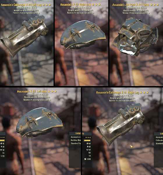 Assassin X-01 Set(Weapon weights reduced)