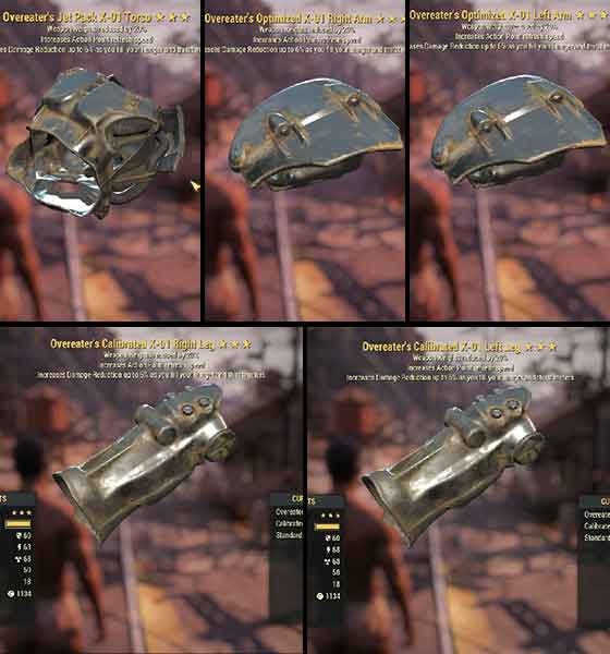 Overeater`s X-01 Set(Increases Action Point refresh speed)