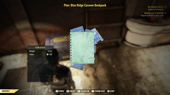 Plan: Blue Ridge Caravan Backpack