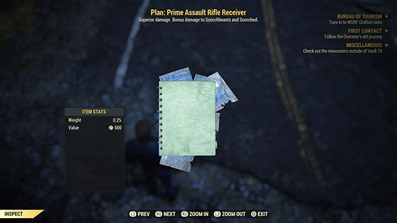 Plan: Prime Assault Rifle Receiver
