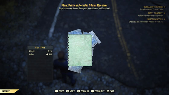 Plan: Prime Automatic 10mm Receiver