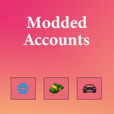 2xModded Car, 6xModded Outfit, 190+Million in assets (5M Cash), Full Access, 5+RP, Xbox One