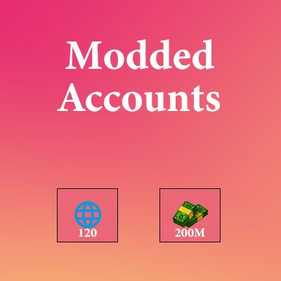 200 Million Total Assets (30M Cash + 170M Deluxo), RP Level 120, Xbox One