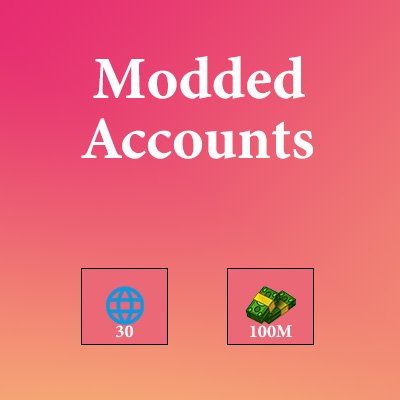100 Million Total Assets (30M Cash + 70M Deluxo), RP Level 30, Xbox One
