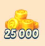 25000 Coins
