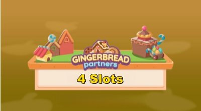 Gingerbread Partners Event Slot x 4