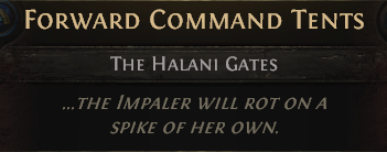 FORWARD COMMAND TENTS---Cruel ACT 2